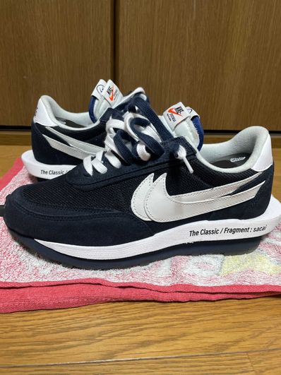 Fragment × sacai × Nike LD Waffle "Blackended Blue"