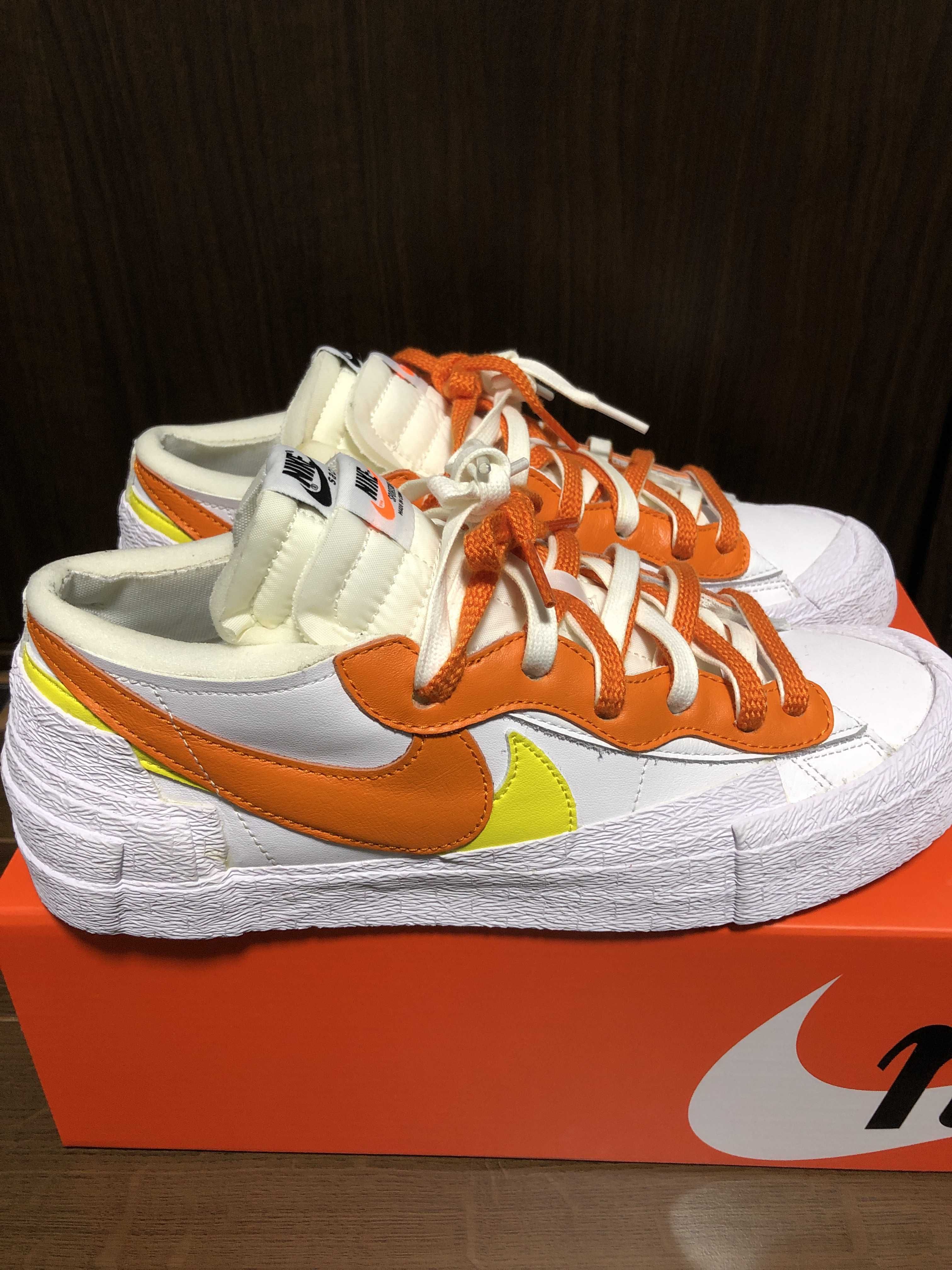 SACAI × NIKE BLAZER LOW "MAGMA ORANGE"