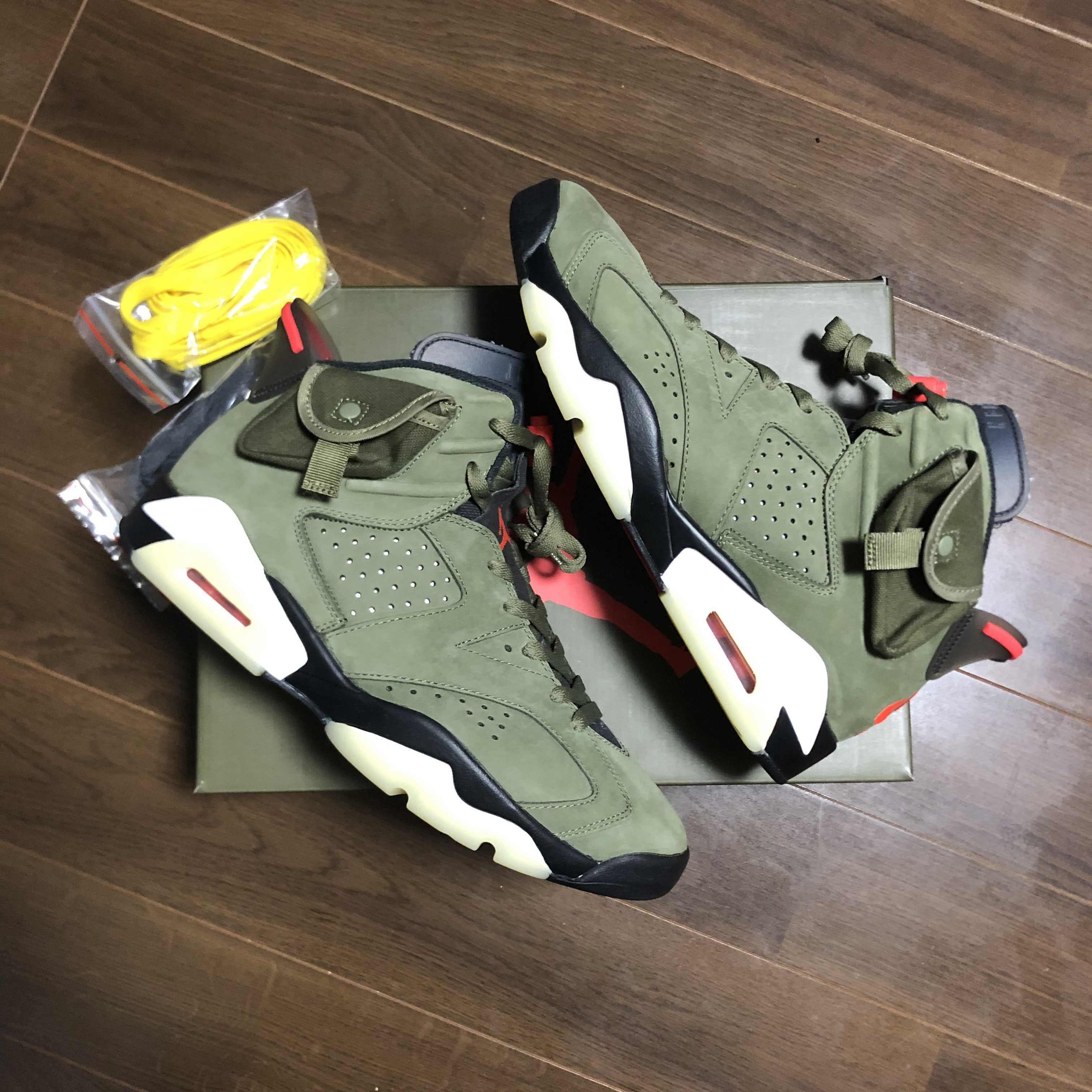 Travis Scott × Nike Air Jordan 6 Retro "Medium Olive"