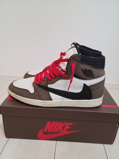 Travis Scott × Nike Air Jordan 1 Retro High OG TS SP "Sail/Dark Mocha"