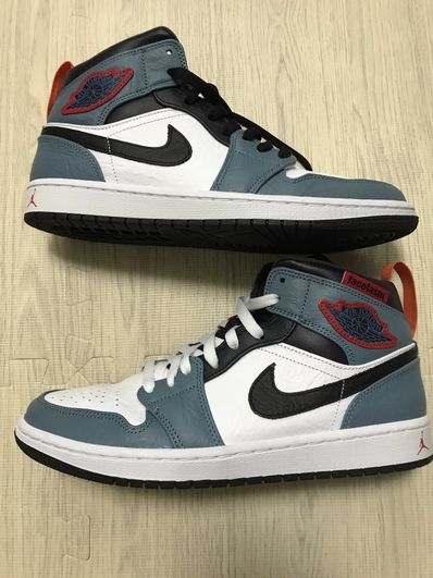 FACETASM × Nike Air Jordan 1 Mid "White/Navy"