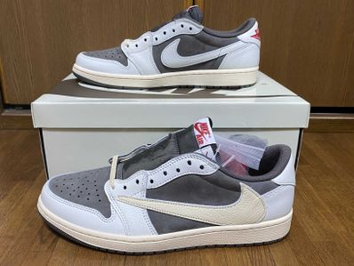 Travis Scott × Nike Air Jordan 1 Low OG SP "Reverse Mocha/Sail and Ridgerock"