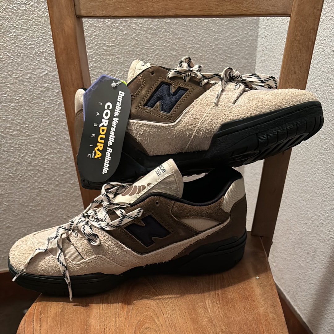 size? × New Balance 550 Cordura Pack "Sand/Brown/Black"