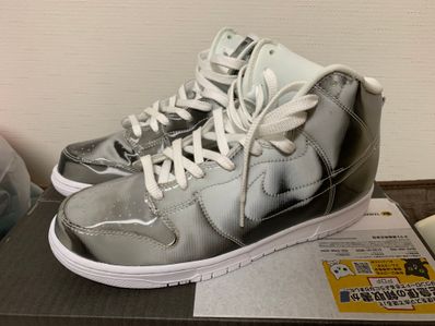 CLOT × Nike Dunk High "Silver/Flux"