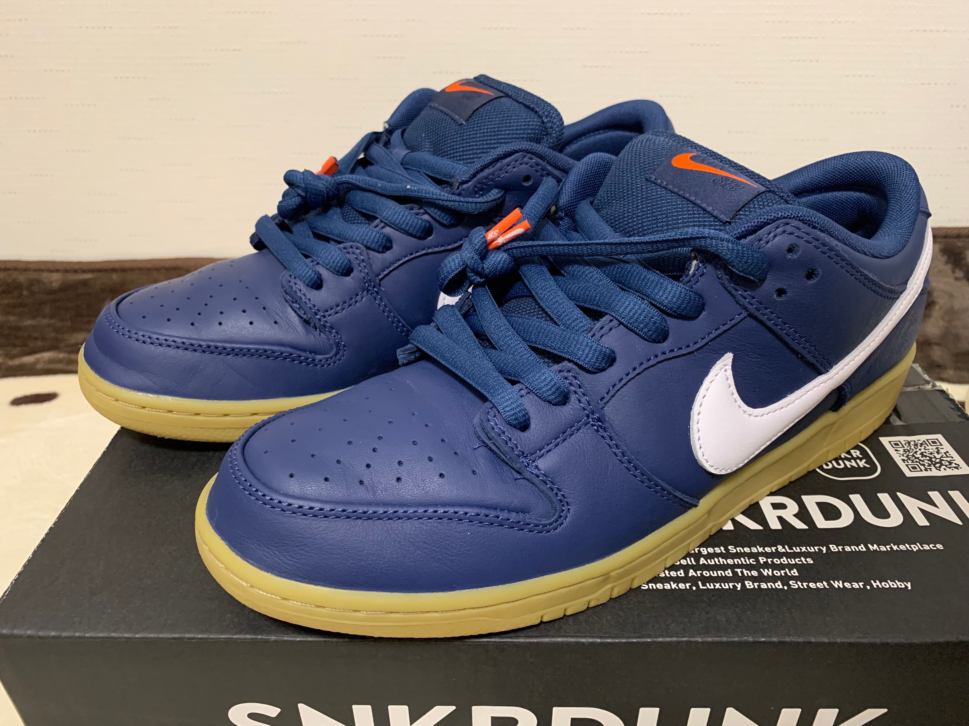 Nike SB Dunk Low Pro ISO Orange Label "Navy Gum"