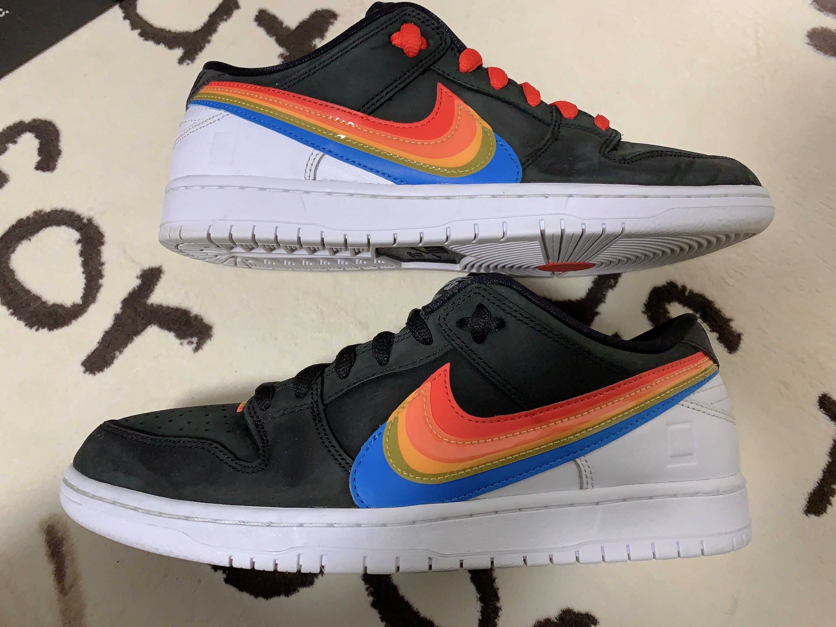 Polaroid × Nike SB Dunk Low Pro QS "Black/White"