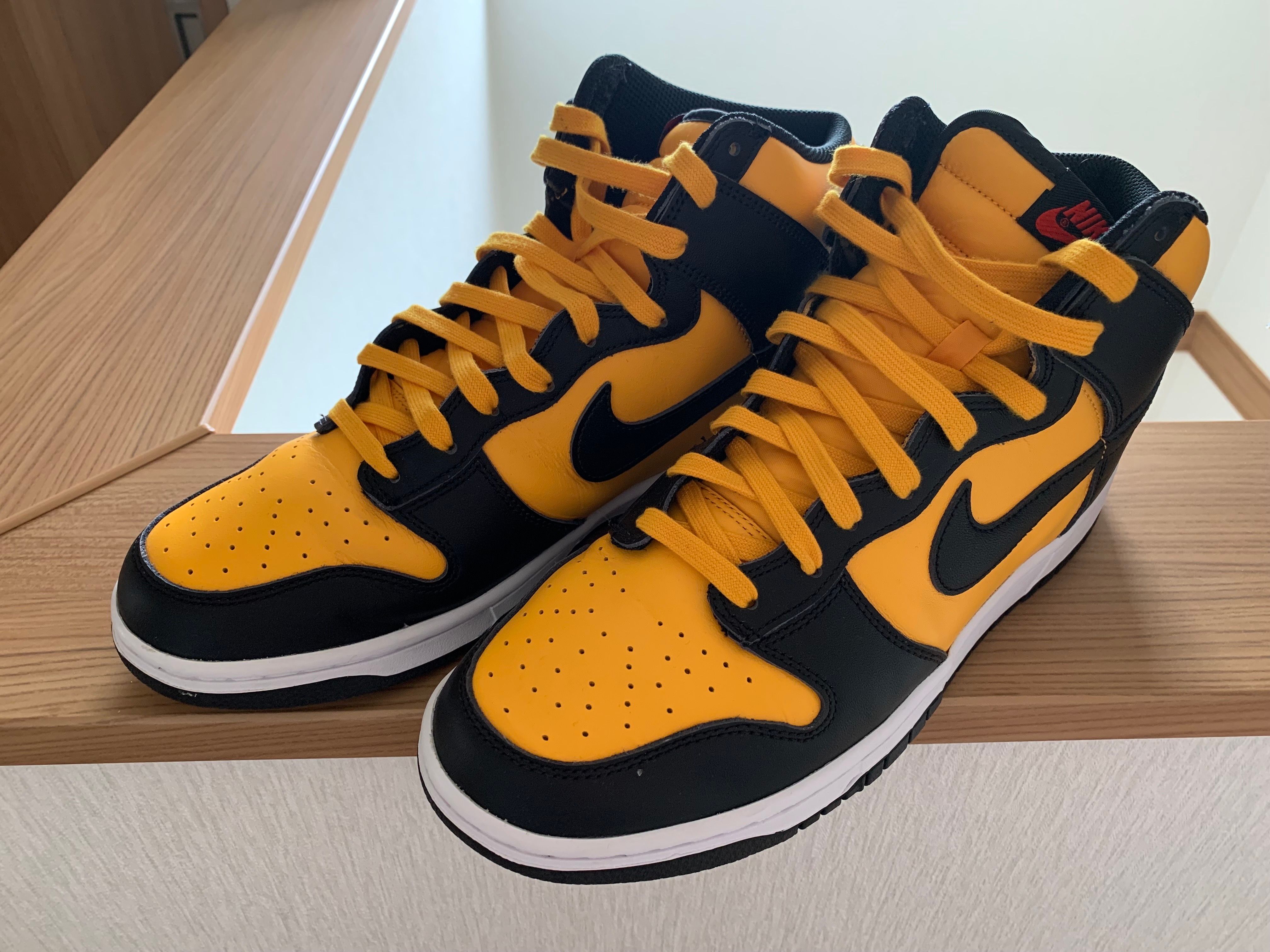 Nike Dunk High "University Gold and Black"