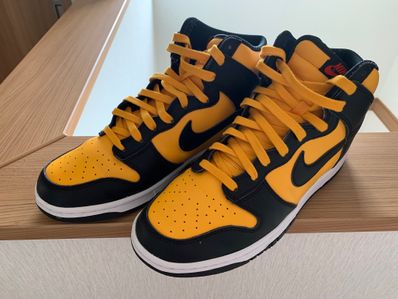 Nike Dunk High "University Gold and Black"