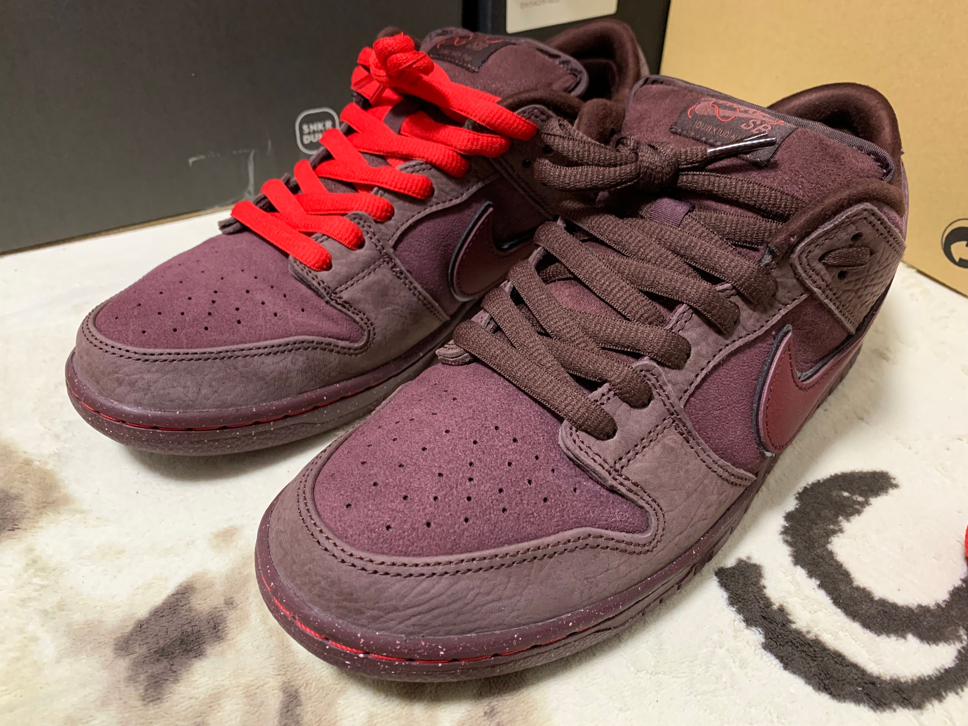Nike SB Dunk Low PRM City of Love "Burgundy"