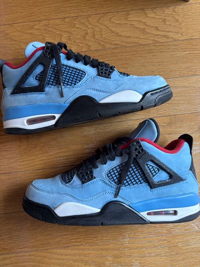 Travis Scott × Nike Air Jordan 4 Retro Cactus Jack "University Blue"