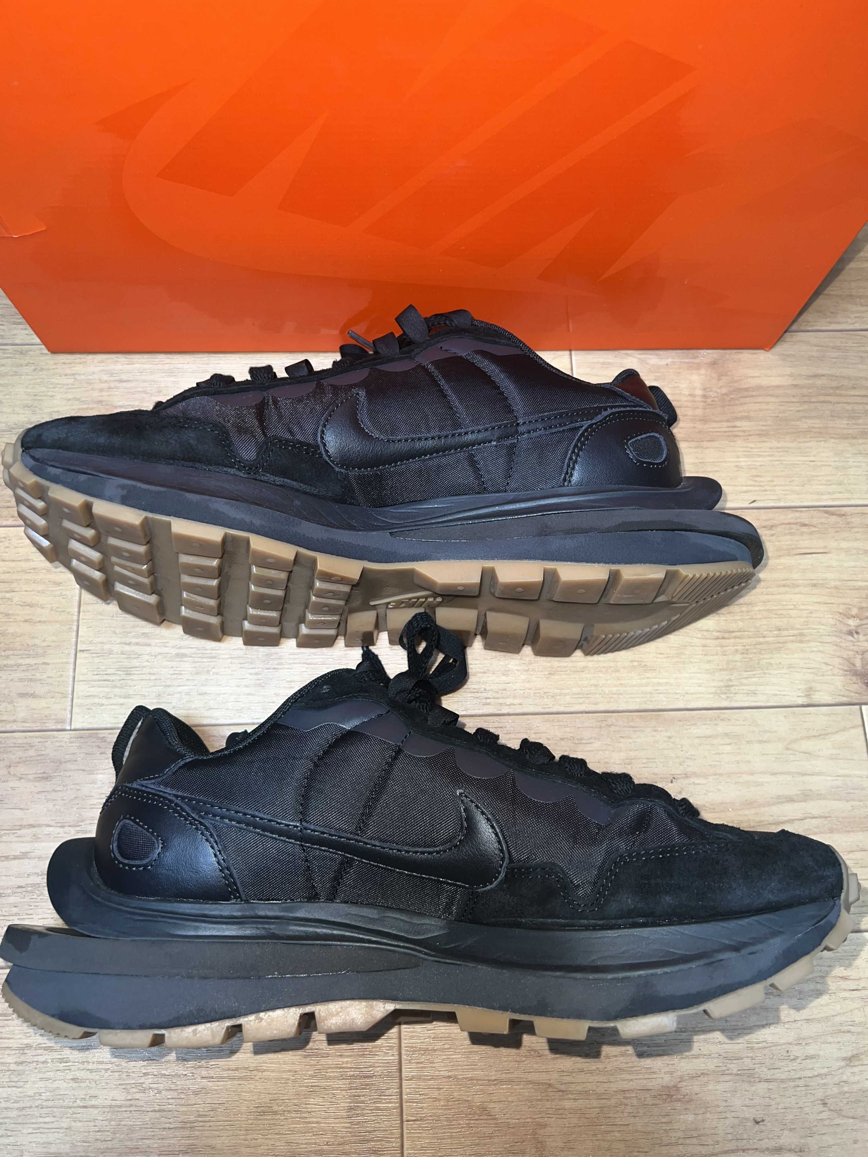 sacai × Nike VaporWaffle "Black Gum"