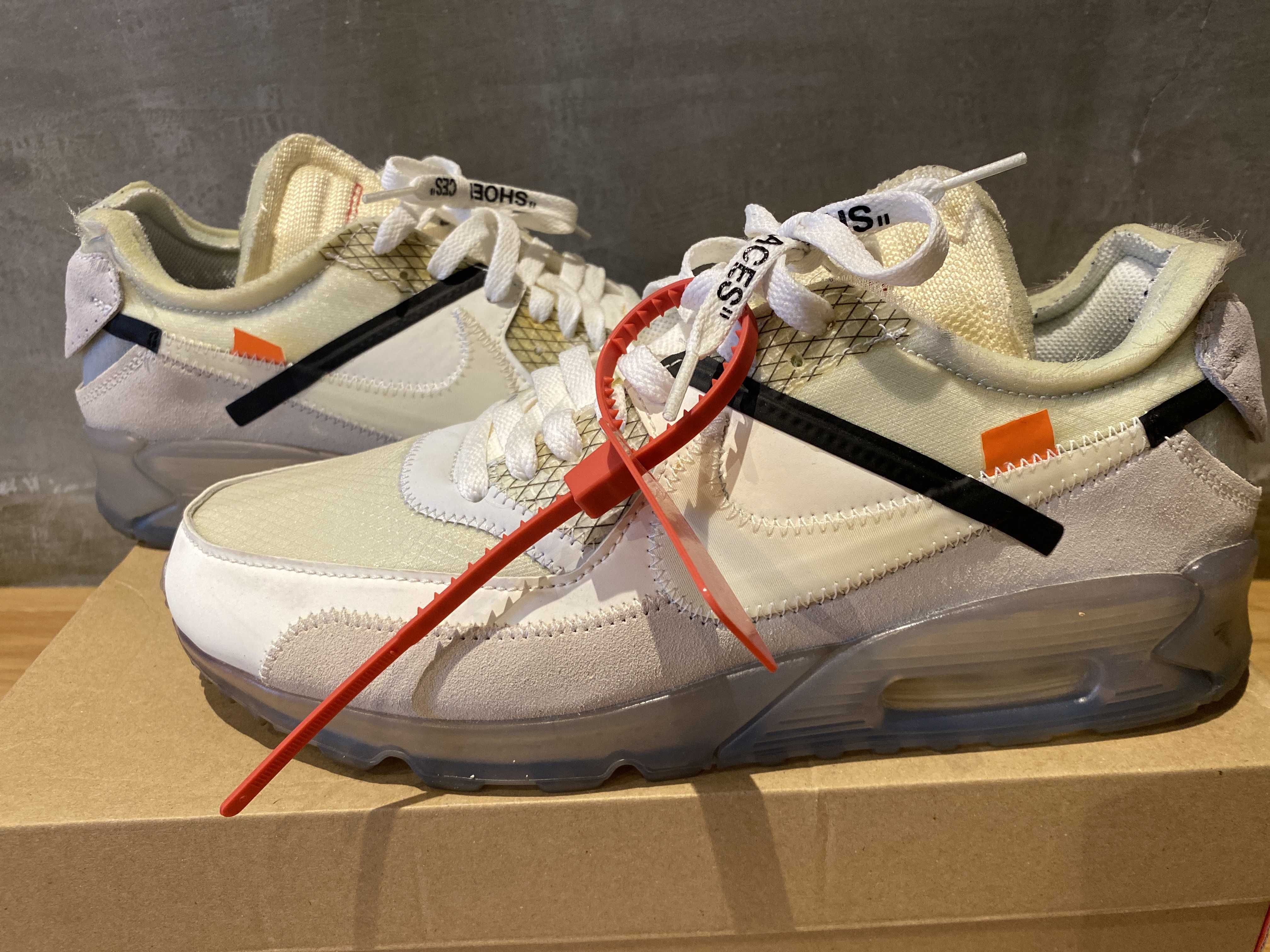 Off-White × Nike Air Max 90 "The 10/Sail"
