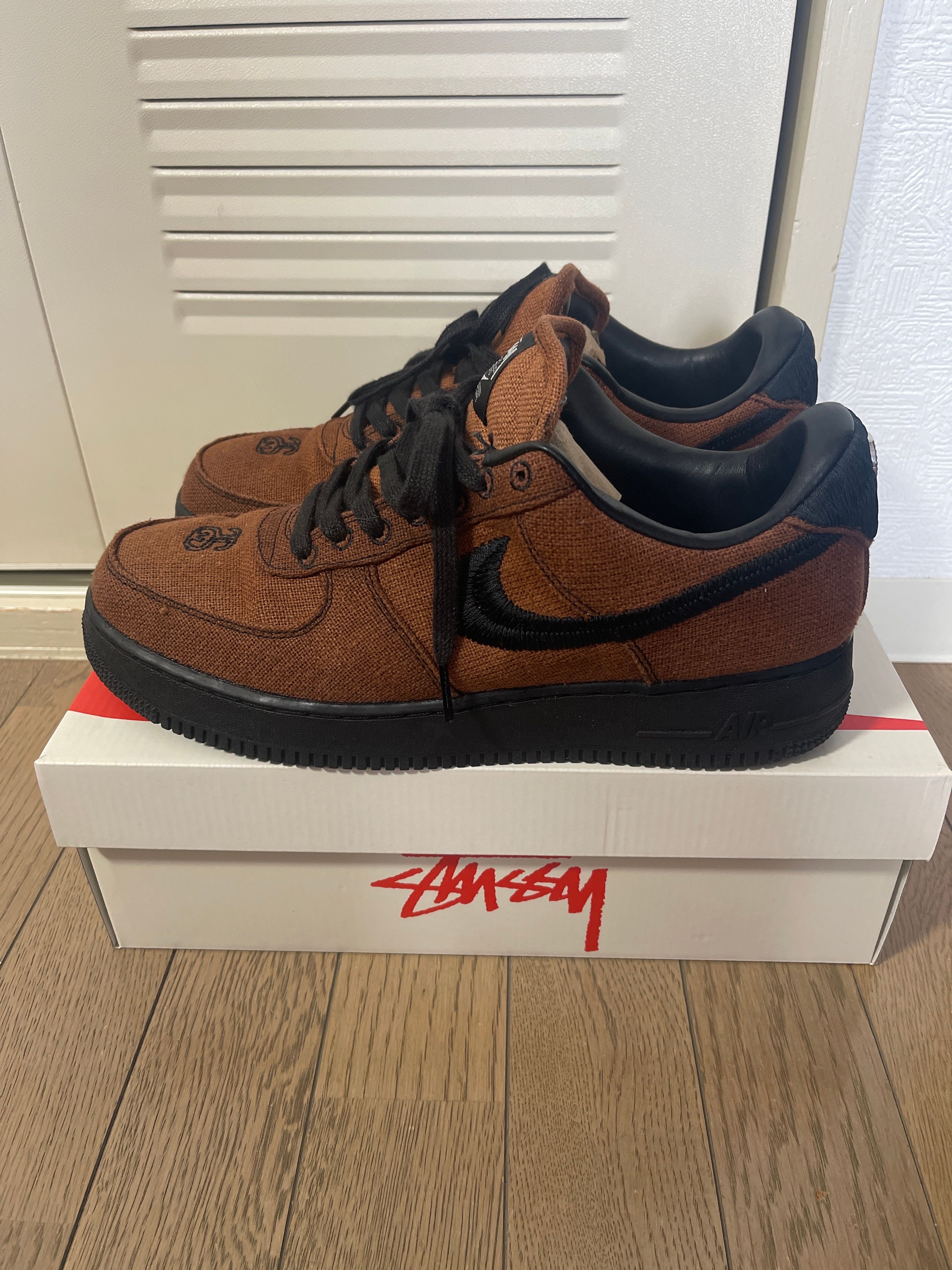 Stussy × Nike Air Force 1 Low "Triple Black"