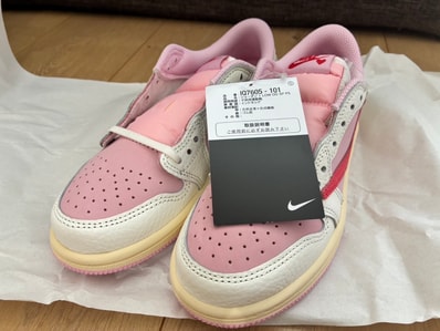 Travis Scott × Nike Air Jordan 1 Retro Low OG "Sail/Tropical Pink"