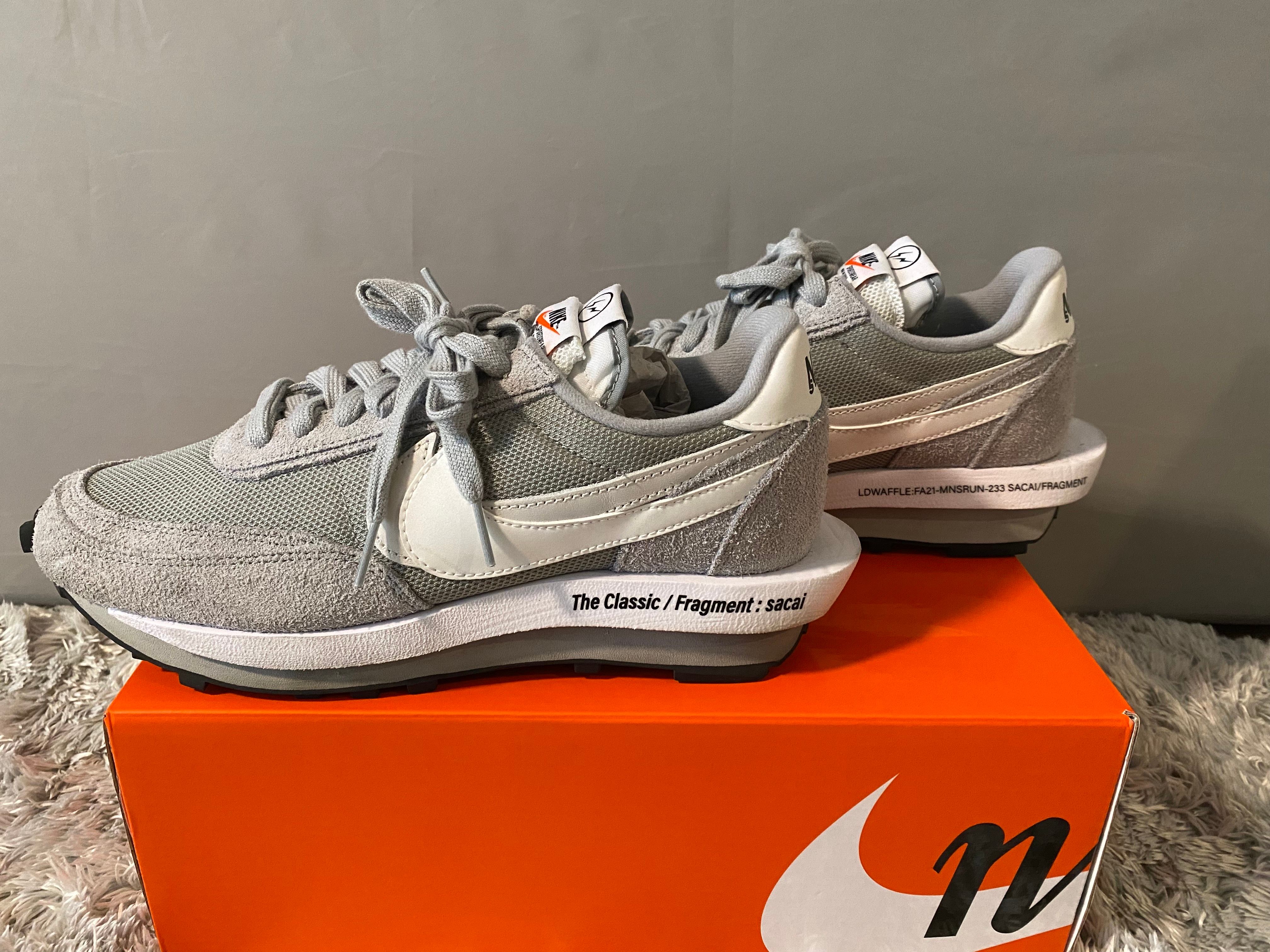 Fragment × sacai × Nike LD Waffle "Light Smoke Grey"