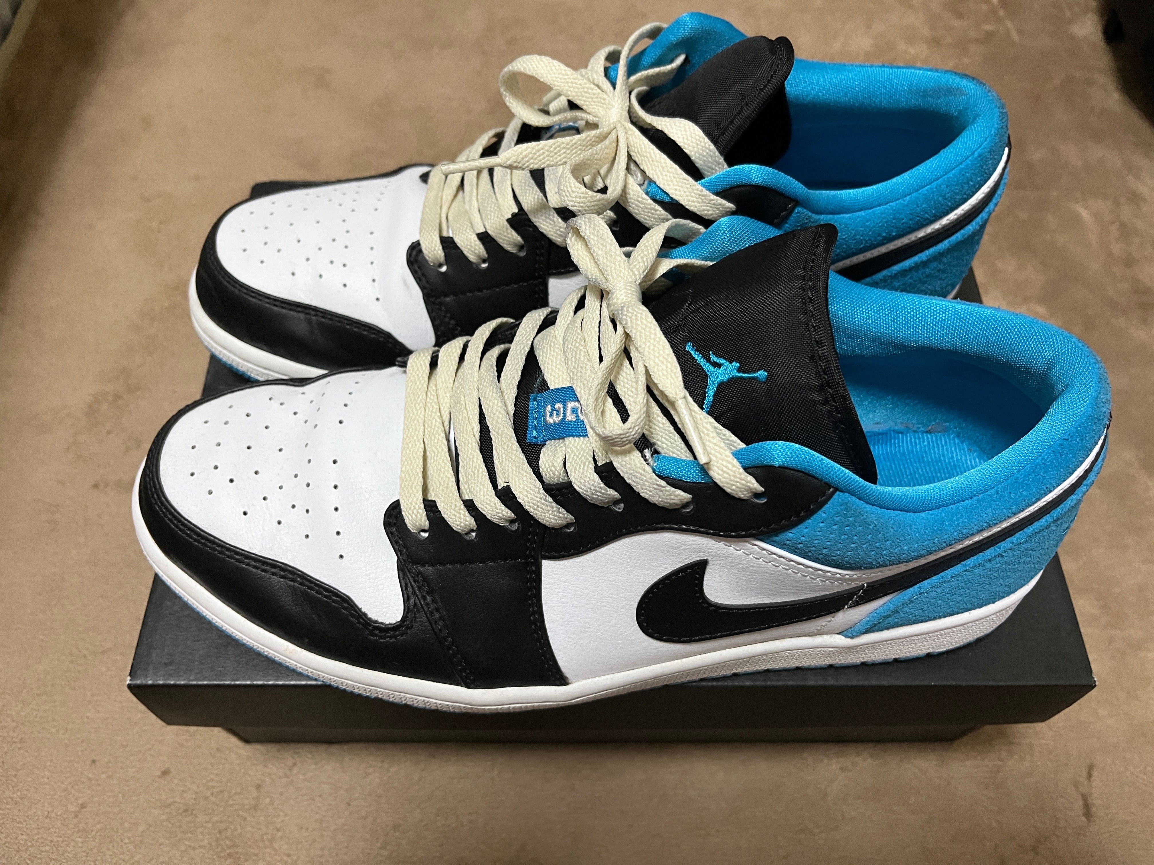 Nike Air Jordan 1 Low SE "Black/Laser Blue/White"