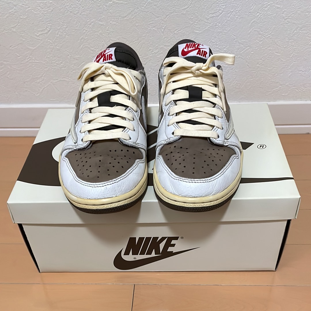 Travis Scott × Nike Air Jordan 1 Low OG SP "Reverse Mocha/Sail and Ridgerock"