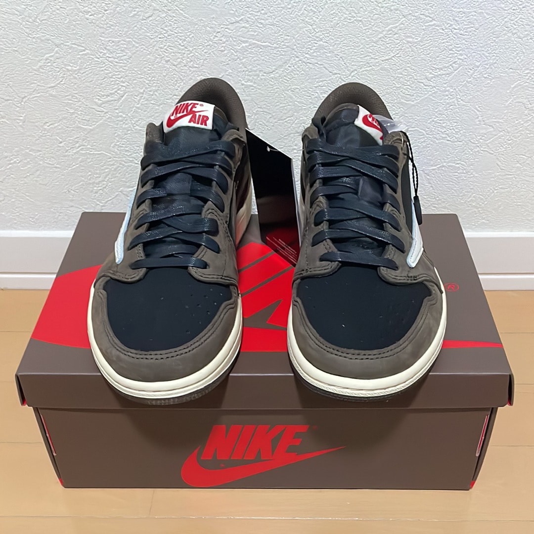 Travis Scott × Nike Air Jordan 1 Low OG SP-T "Black/Dark Mocha"