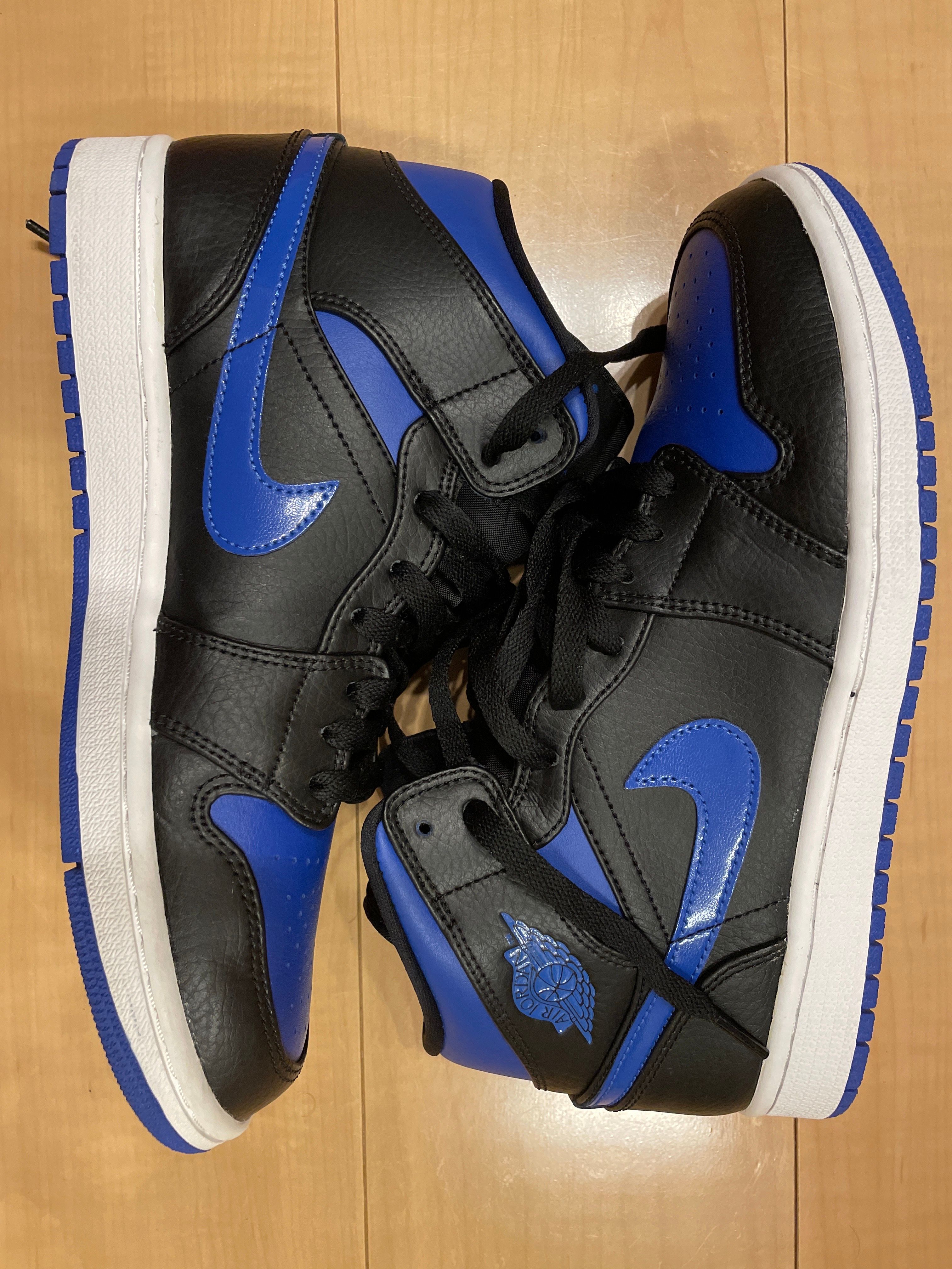NIKE AIR JORDAN 1 MID "BLACK/BLUE"