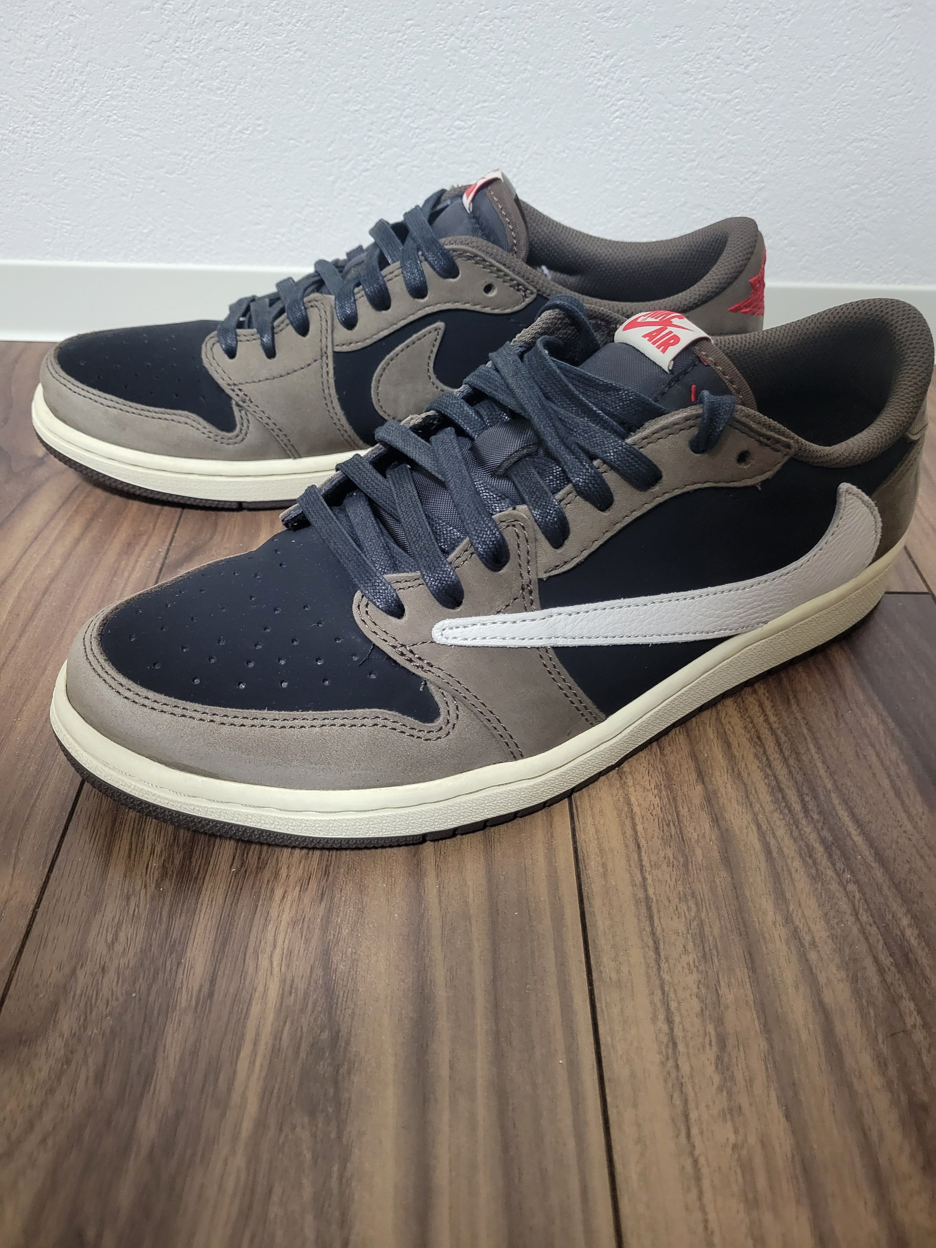 Travis Scott × Nike Air Jordan 1 Low OG SP-T "Black/Dark Mocha"