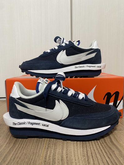 Fragment × sacai × Nike LD Waffle "Blackended Blue"