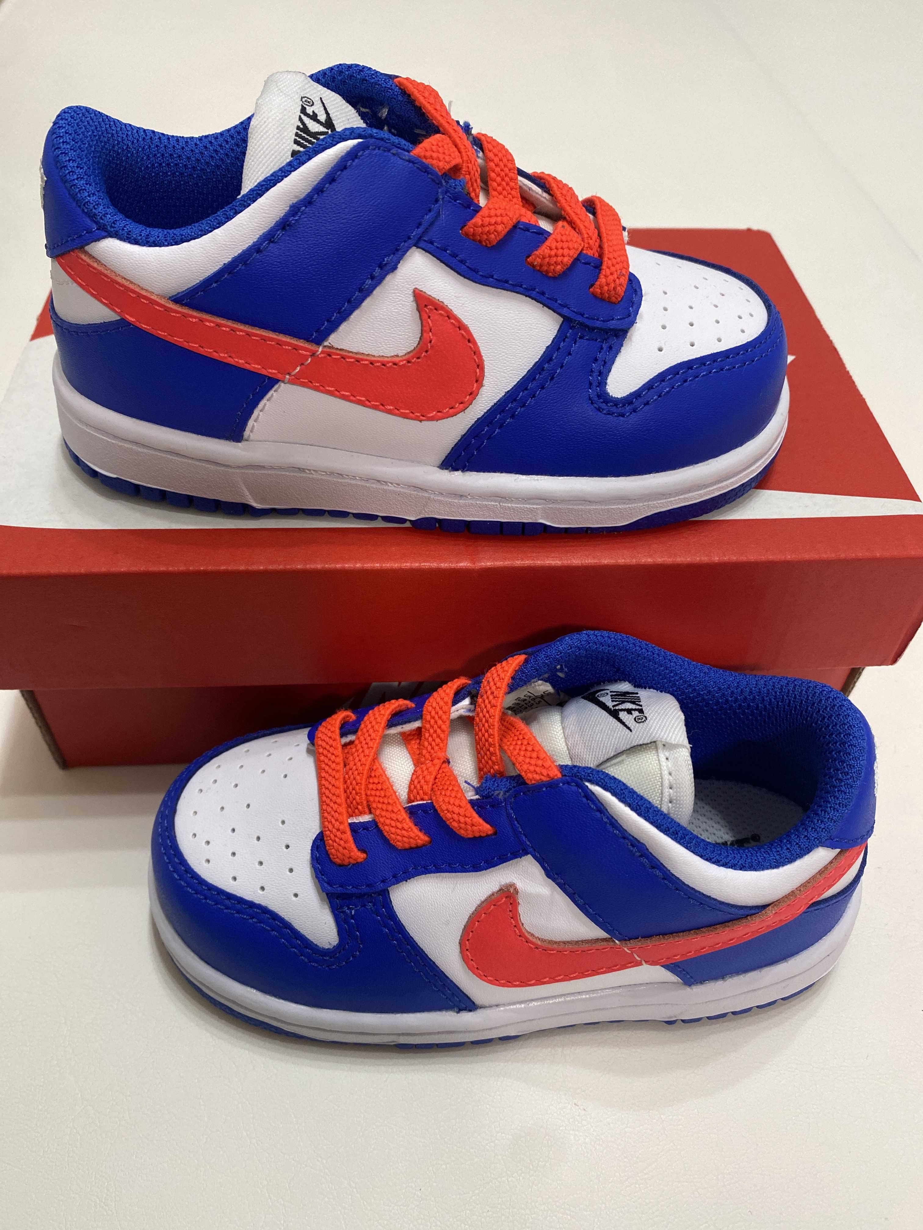 Nike TD Dunk Low "Mismatched Swooshes"