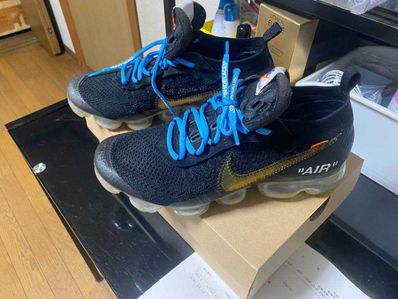 Off-White × Nike Air Vapormax "Black/Total Orange/Clear"