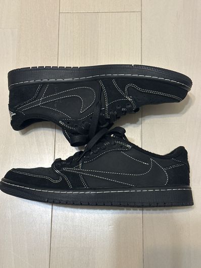 Travis Scott × Nike Air Jordan 1 Low OG SP "Black Phantom"