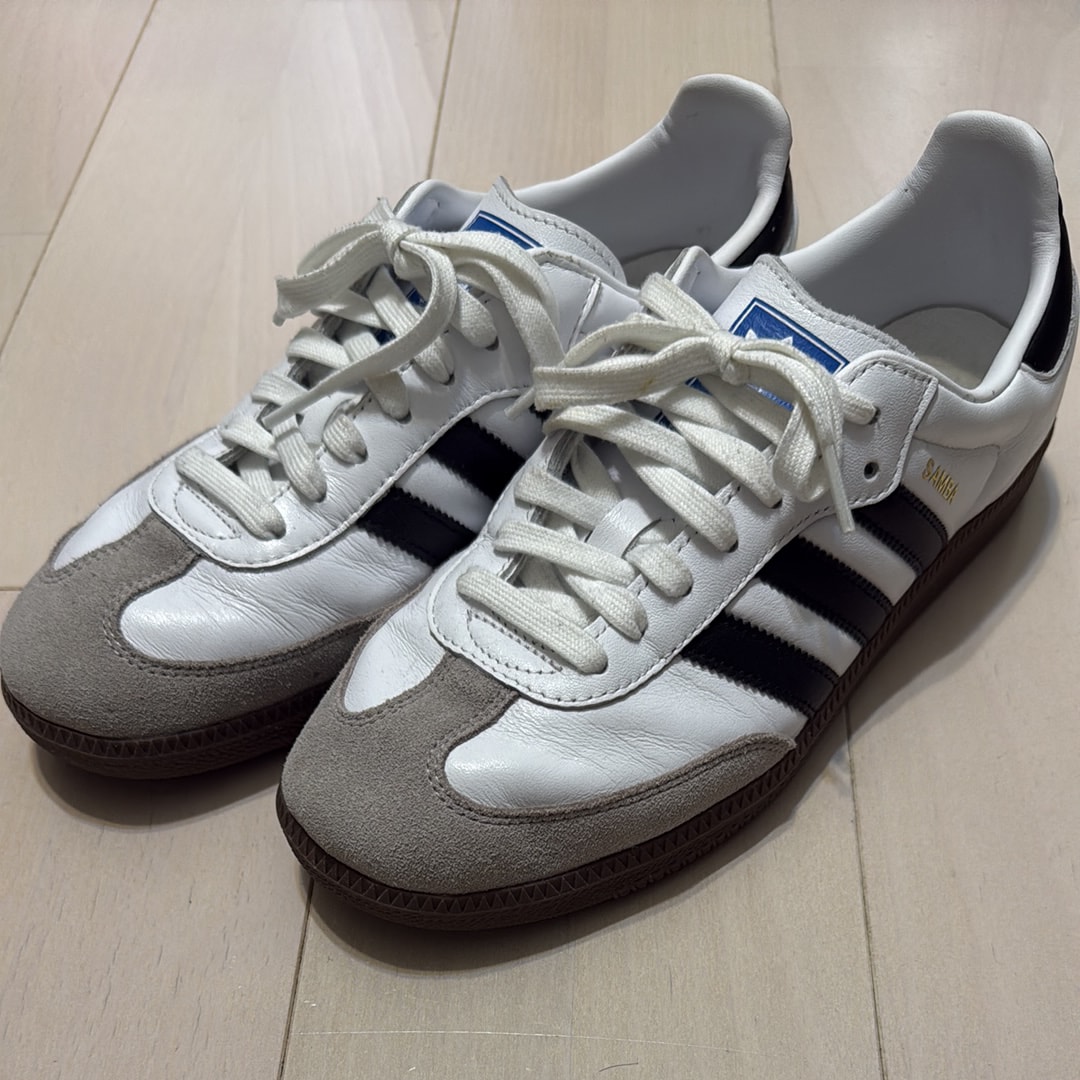 adidas Samba OG "Cloud White/Core Black/Clear Granite"