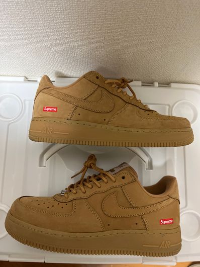 Supreme × Nike Air Force 1 Low "Flax/Wheat"