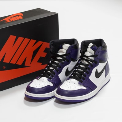 Nike Air Jordan 1 Retro High OG "Court Purple/White/Black" (2020)