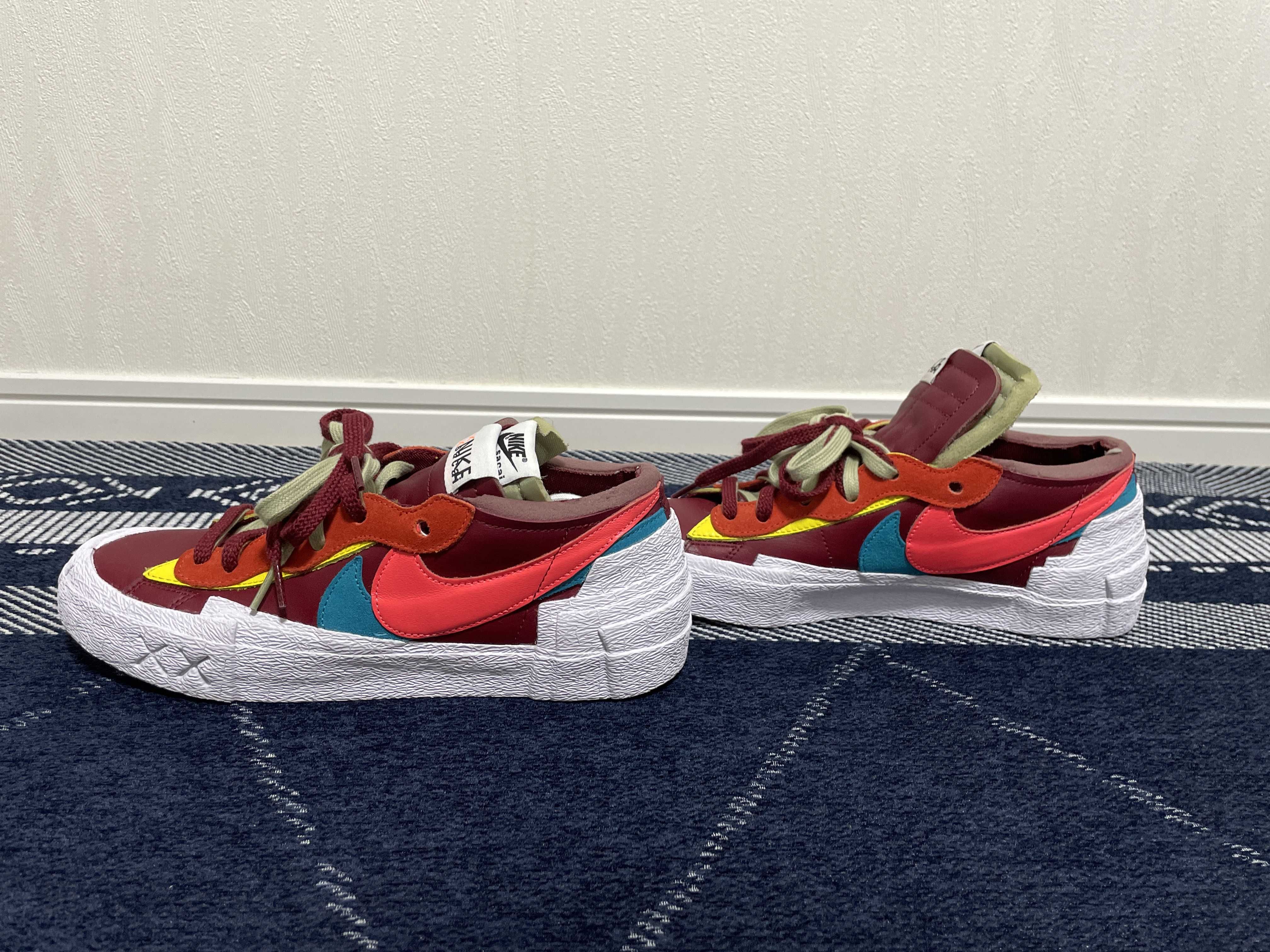 KAWS × sacai × Nike Blazer Low "Team Red"