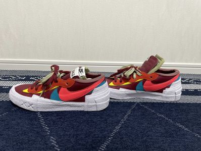 KAWS × sacai × Nike Blazer Low "Team Red"