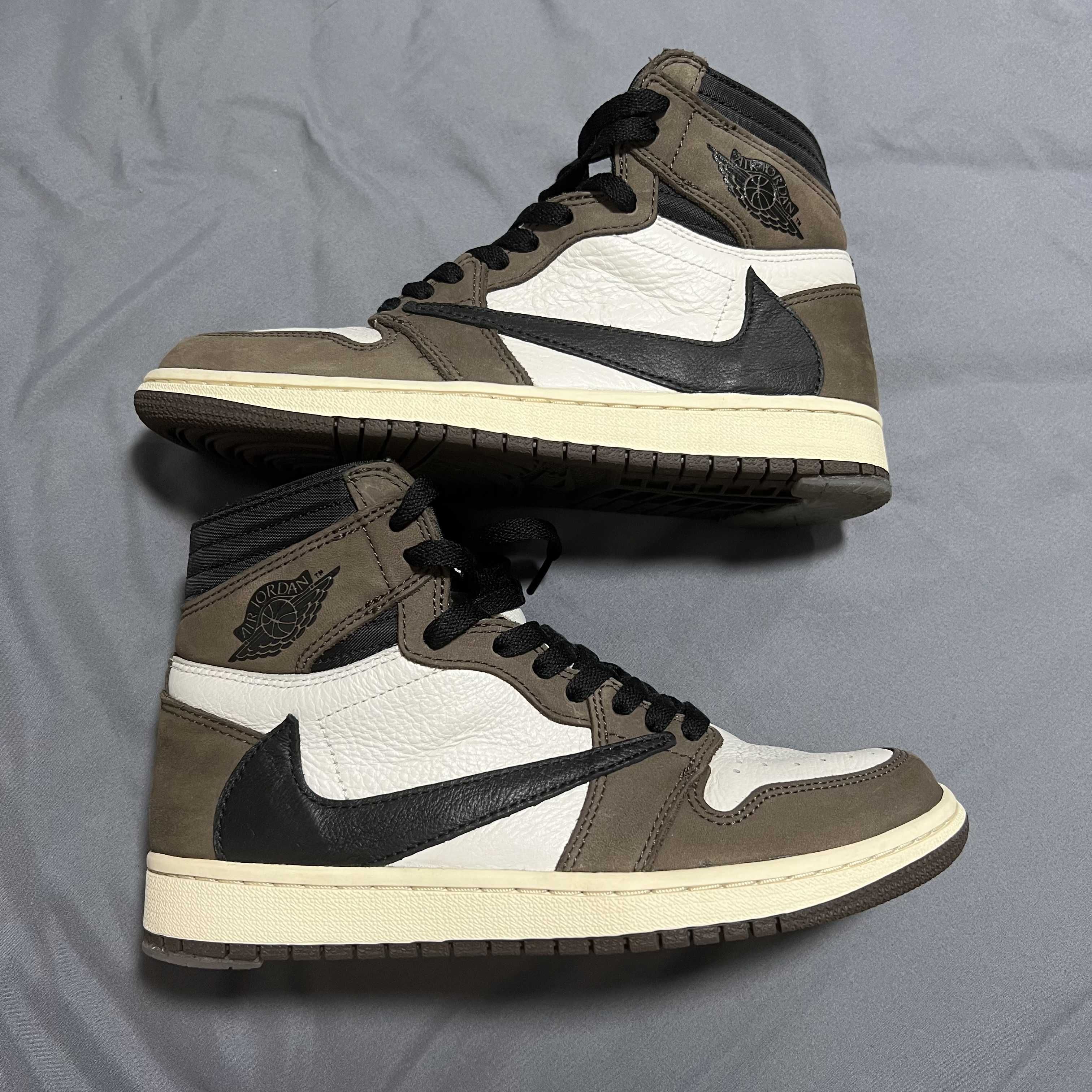 Travis Scott × Nike Air Jordan 1 Retro High OG TS SP "Sail/Dark Mocha"