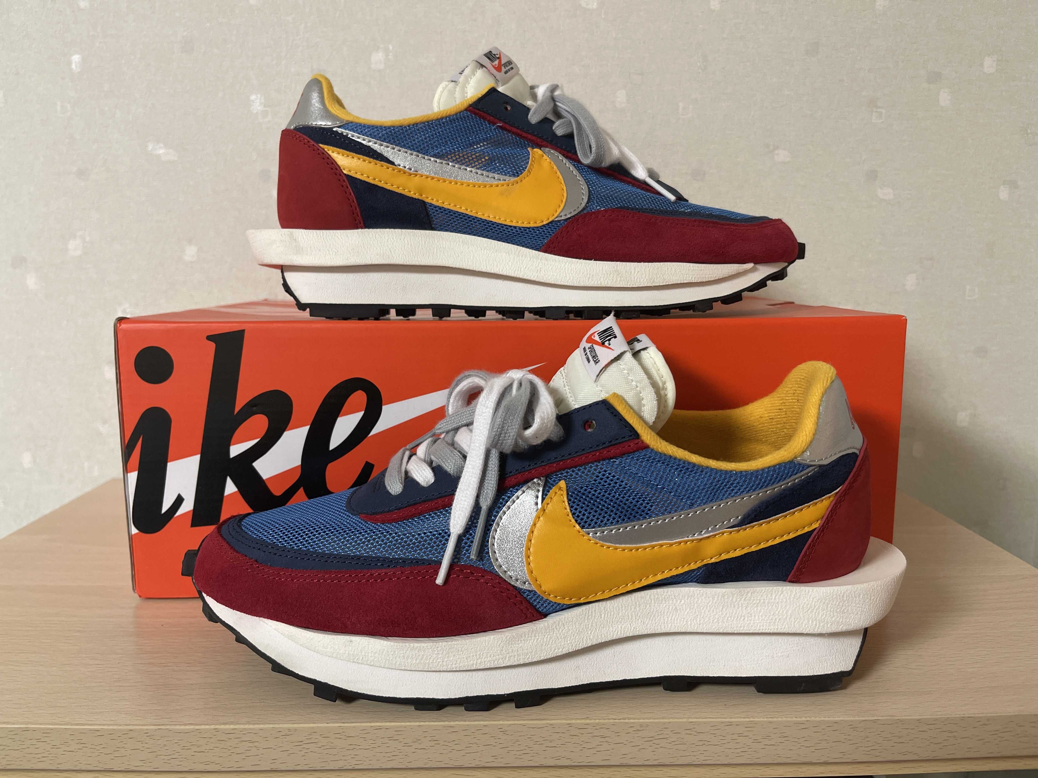 sacai × Nike LDV Waffle "Red/Blue"