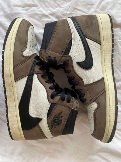 Travis Scott × Nike Air Jordan 1 Retro High OG TS SP "Sail/Dark Mocha"