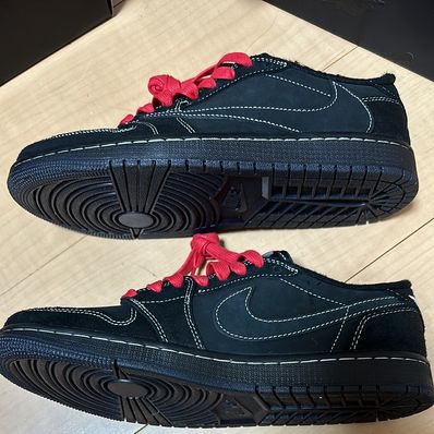 Travis Scott × Nike Air Jordan 1 Low OG SP "Black Phantom"