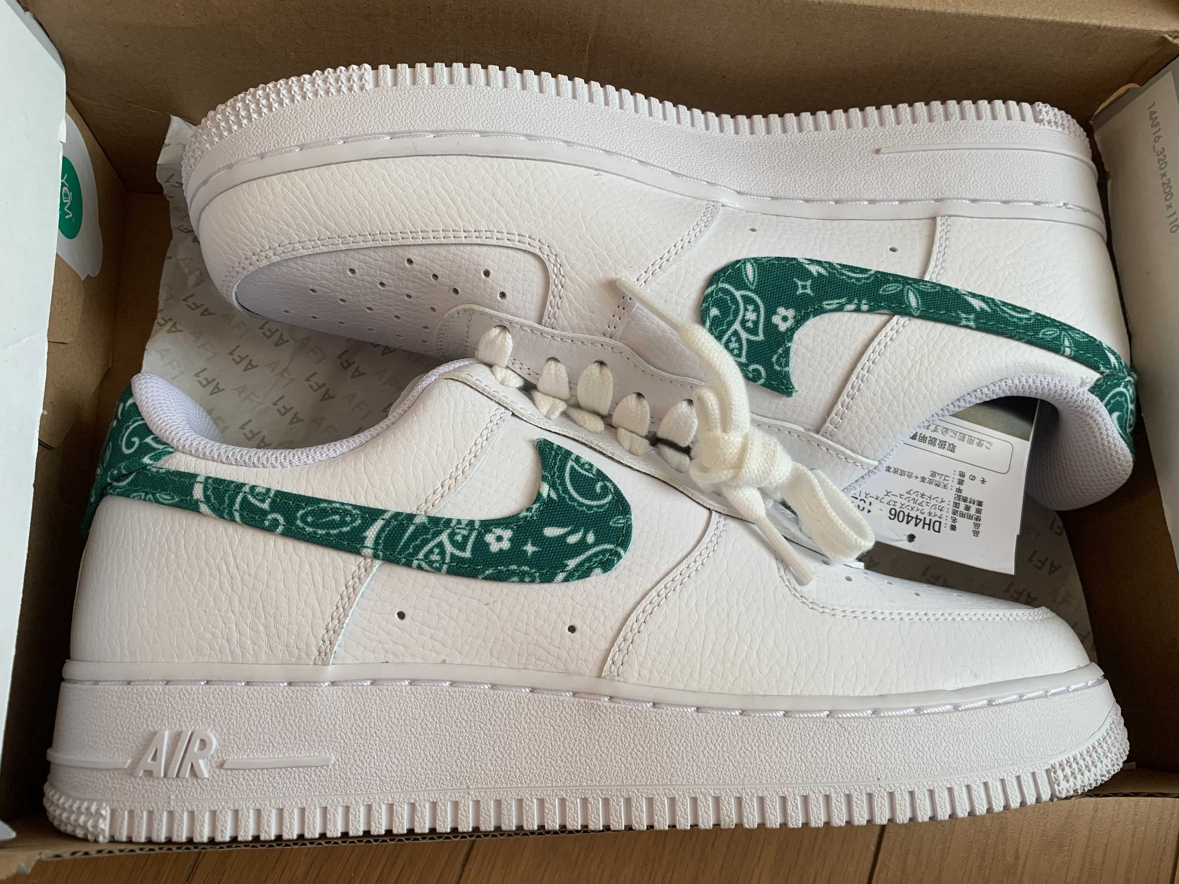 Nike Women's Air Force 1 Low '07 Essential "Green Paisley"