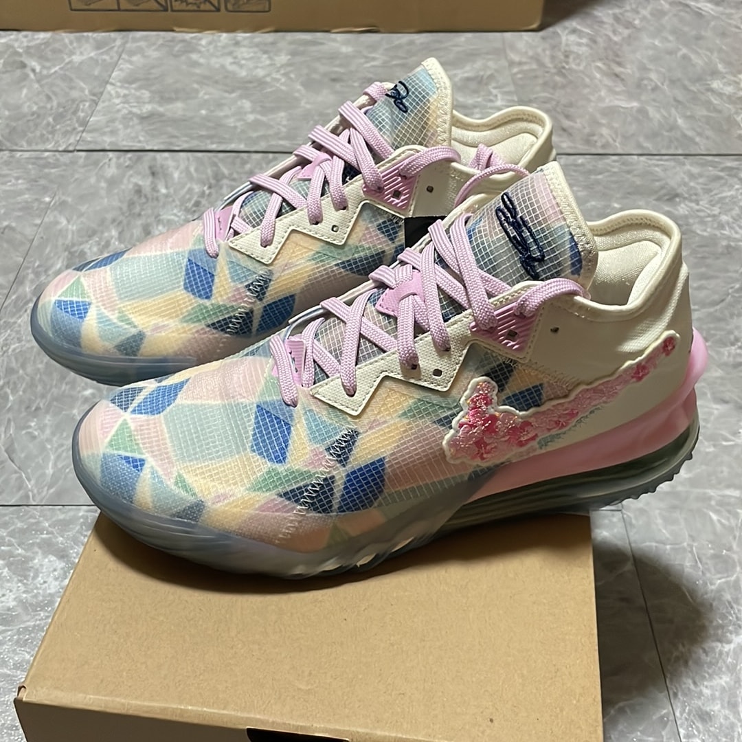 atmos × Nike LeBron 18 Low "Cherry Blossom"
