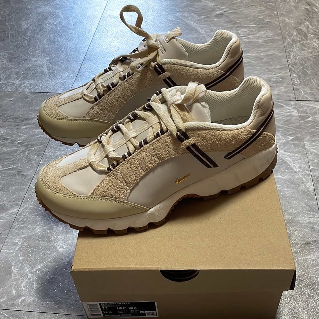 Jacquemus × Nike Women's Air Humara LX "Light Bone and Gold"