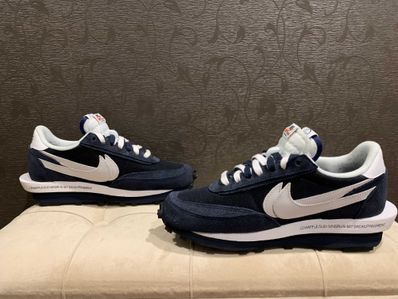 Fragment × sacai × Nike LD Waffle "Blackended Blue"