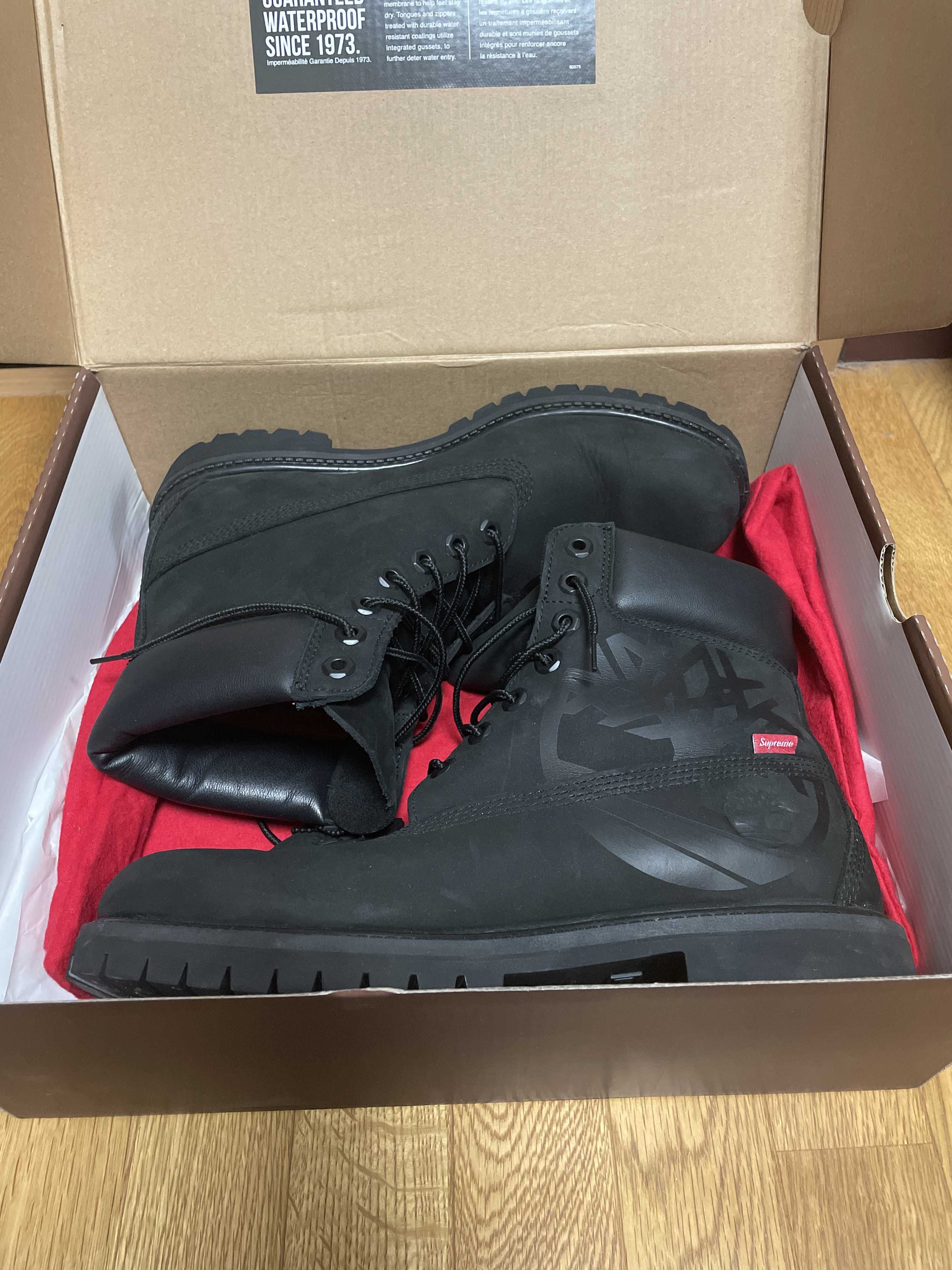 Timberland × Supreme 6 Boot "Black"