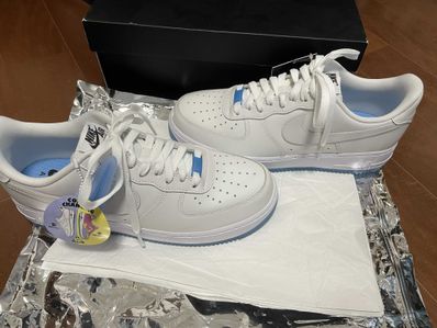Nike Women's Air Force 1 Low UV "White/University Blue"