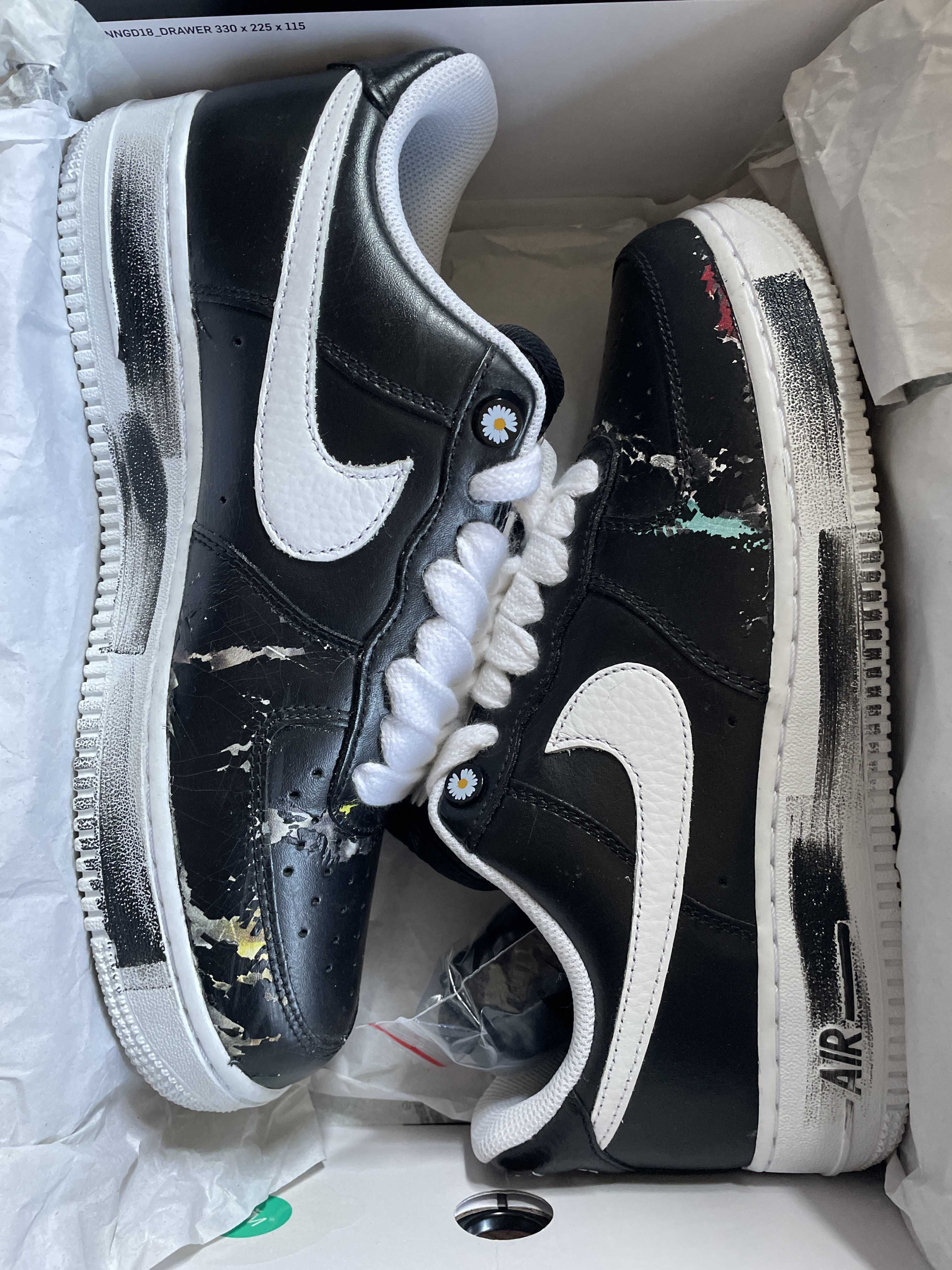 PEACEMINUSONE × Nike Air Force 1 Low Para Noise "Black" / G-DRAGON