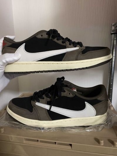 Travis Scott × Nike Air Jordan 1 Low OG SP-T "Black/Dark Mocha"