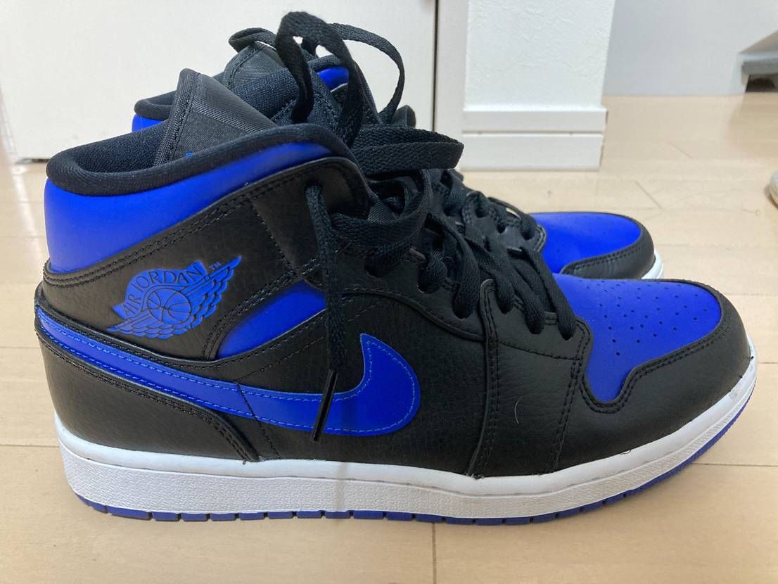 NIKE AIR JORDAN 1 MID "BLACK/BLUE"