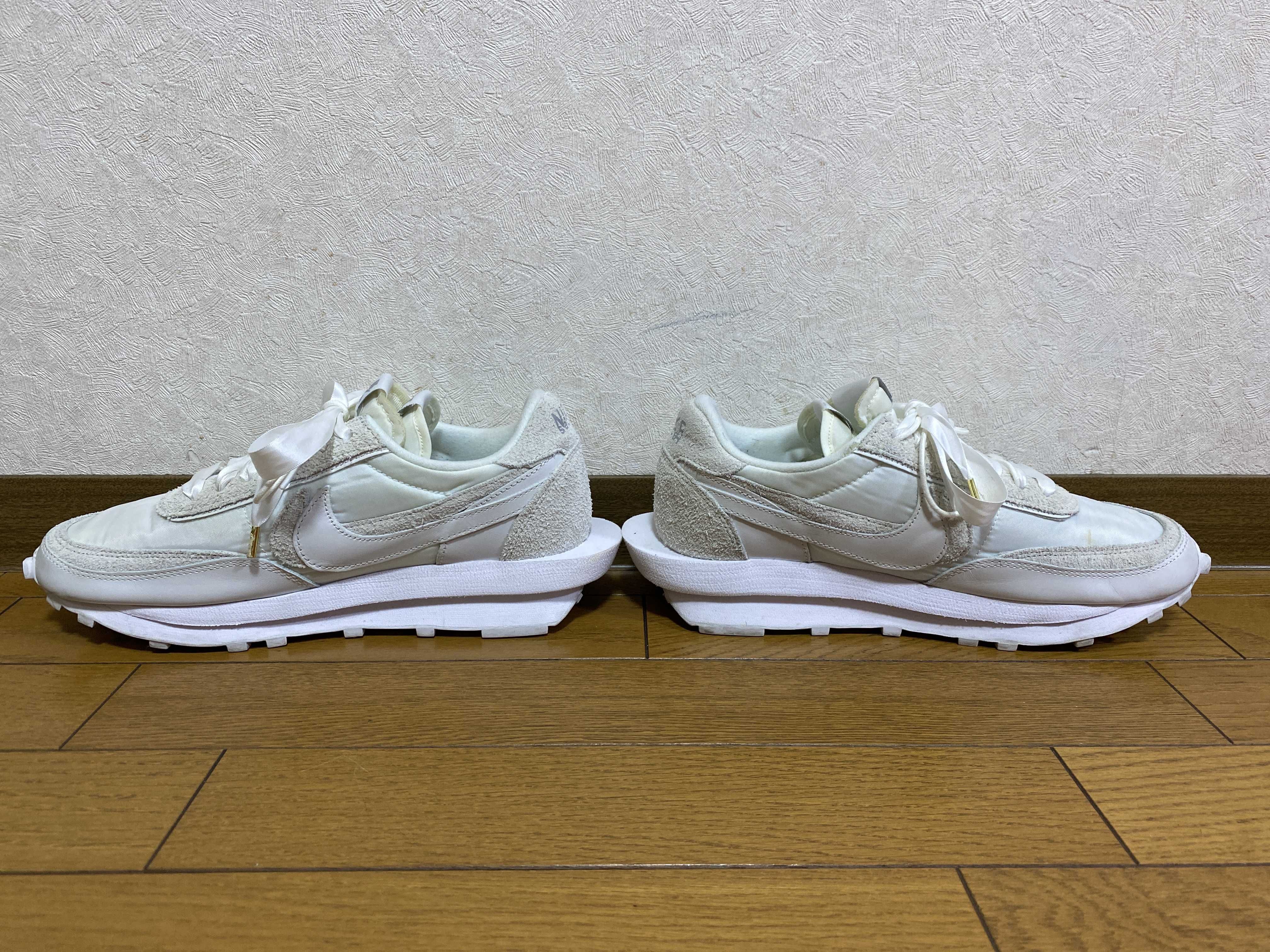 sacai × Nike LDV Waffle "Triple White"