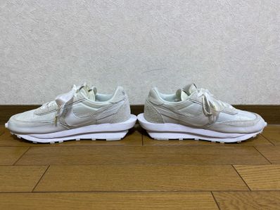 sacai × Nike LDV Waffle "Triple White"