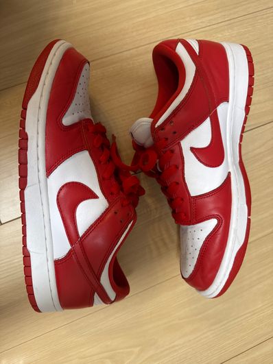 Nike Dunk Low SP "White and University Red"