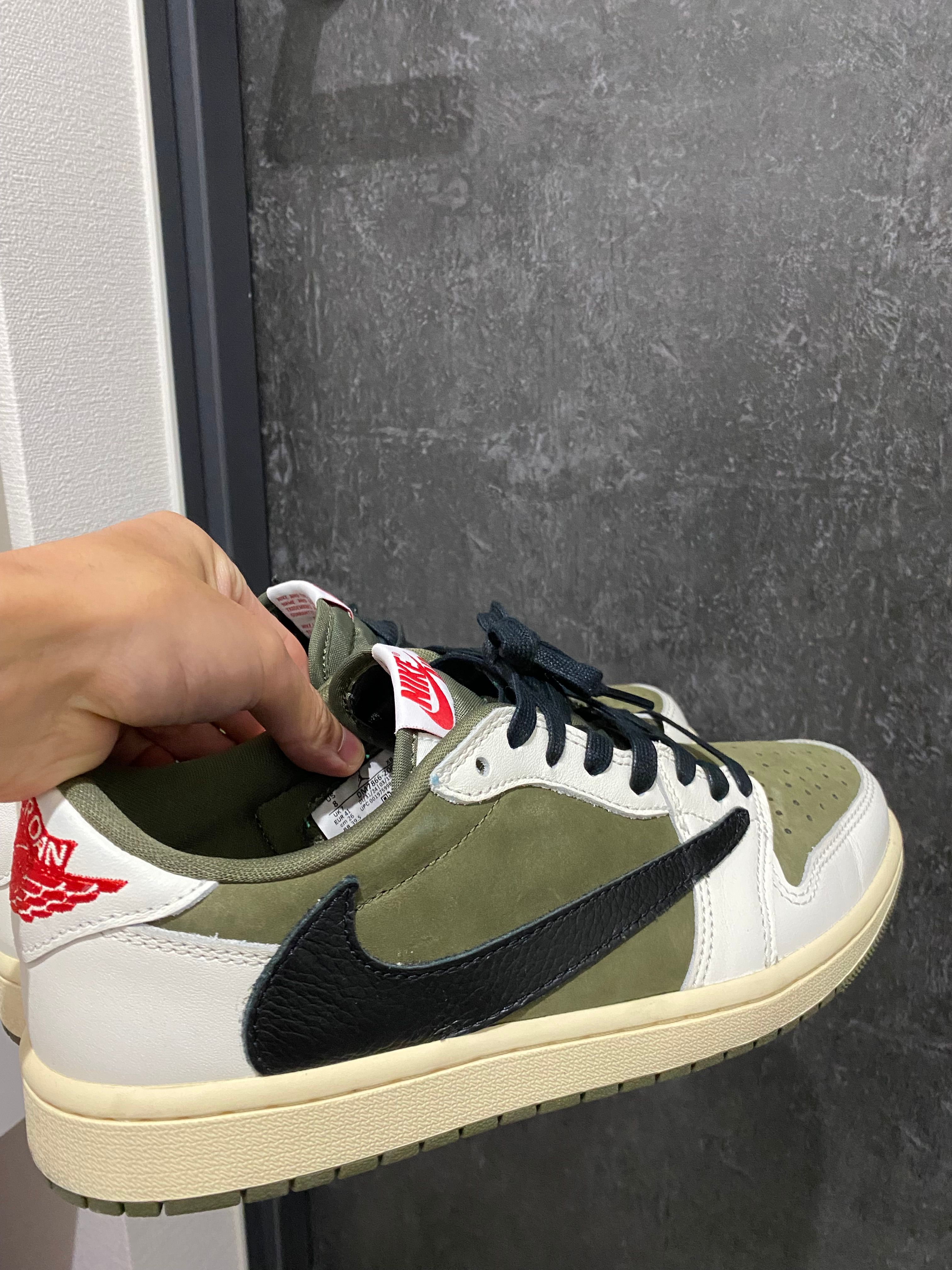 Travis Scott × Nike Air Jordan 1 Low OG SP "Reverse Olive"